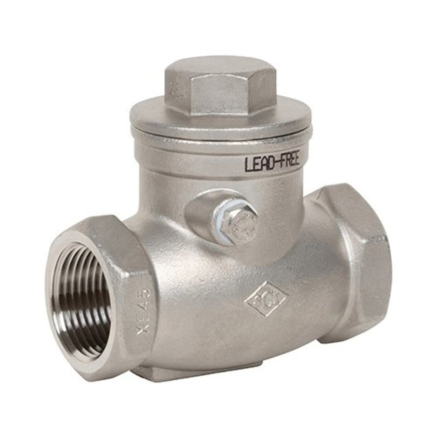 SC602 Check Valve, 1-1/2 in, 200 lb CWP, 316 Stainless Steel Body