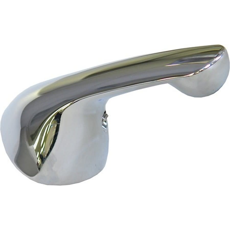 Single Lever Handle, 3-1/2 in Dia, For Use With Delta-Delex Faucets, B-19 Broach Style, Polished Chrome