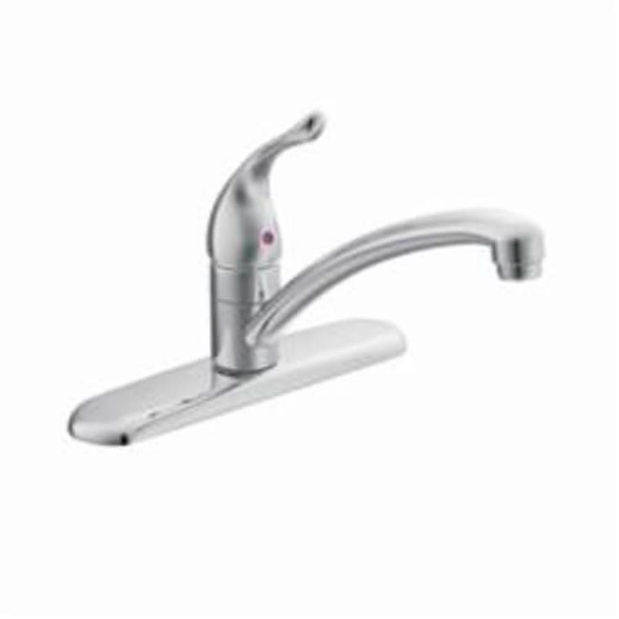 Chateau® Kitchen Faucet, Deck Mount, ADA, 1 Lever Handle, 3-Hole, Polished Chrome