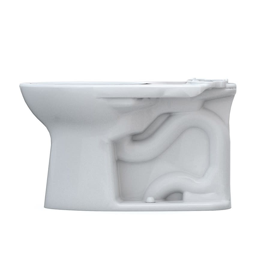 Drake® Toilet Bowl, Floor Mount, 10 in Rough, ADA, Elongated, White
