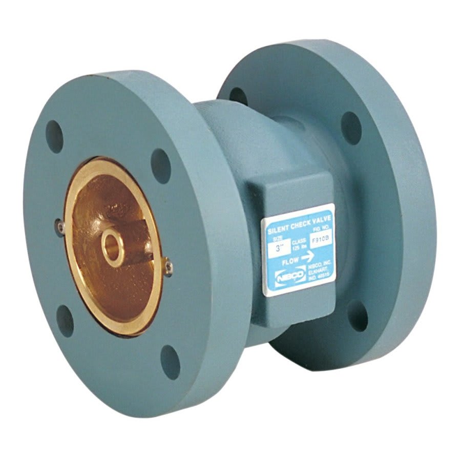 Silent Check Valve, 3 in, Flange, Cast Iron