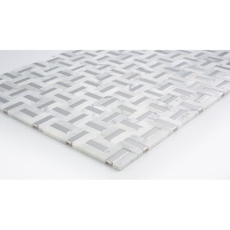 LINK WHITE&SLV PATTERN MO/1217