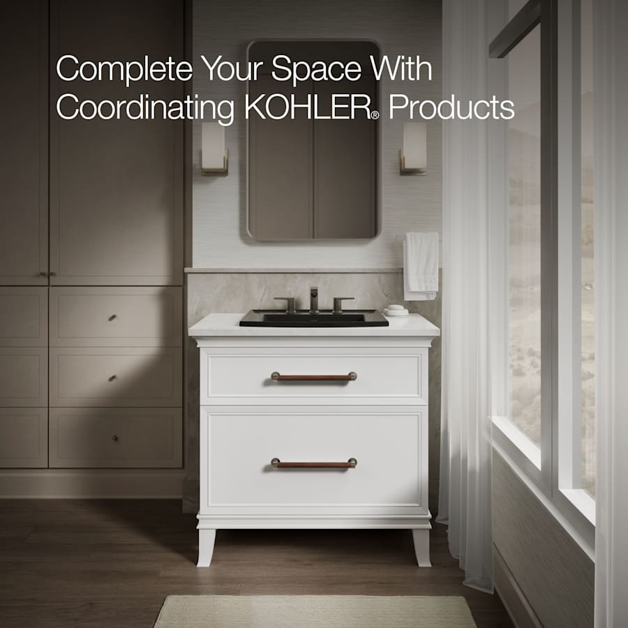 Archer 22-5/8" Drop In Bathroom Sink with 3 Holes Drilled and Overflow