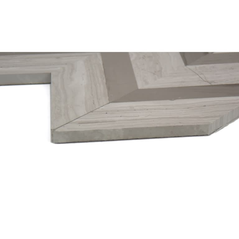 BIZOU CREAM/TAUPE PL CHEV/MO