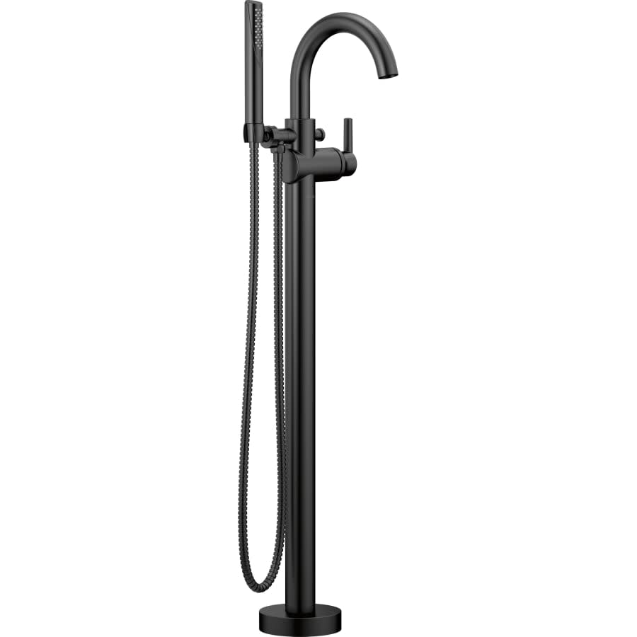 Trinsic Floor Mounted Tub Filler with Integrated Diverter and Hand Shower - Less Rough In