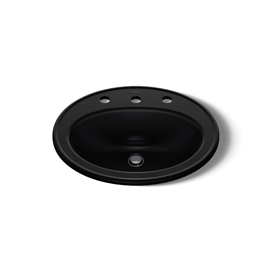 Pennington 16" Drop In Bathroom Sink with 3 Holes Drilled and Overflow