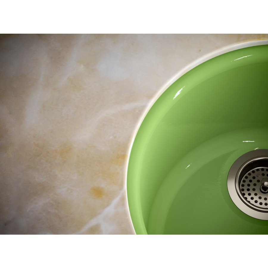 Porto Fino 18-1/2" Undermount Single Basin Cast Iron Bar Sink