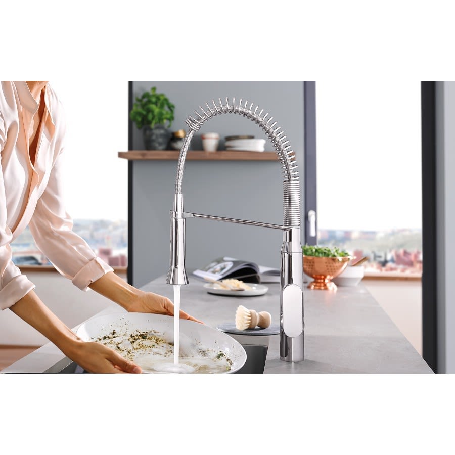 K7 Kitchen Faucet, Deck Mount, ADA, 1 Lever Handle, 1-Hole, Chrome