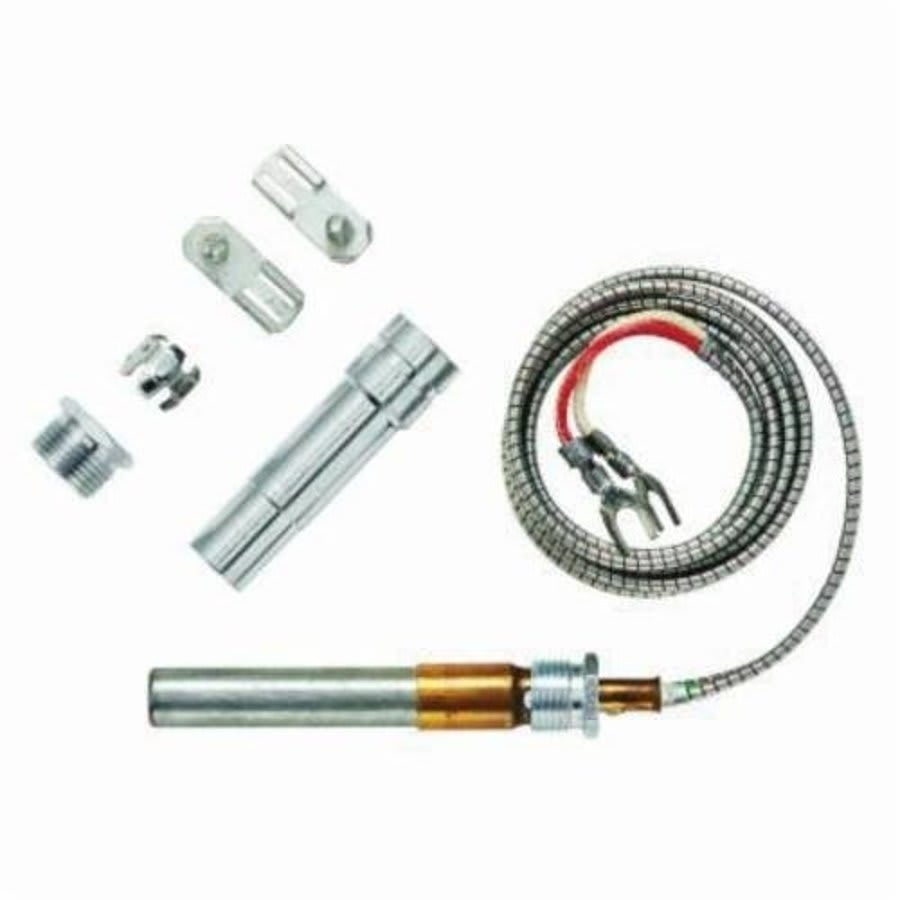 Thermopile, 35 in L, 750 mV, Liquid Propane, Natural Gas Gas, Import