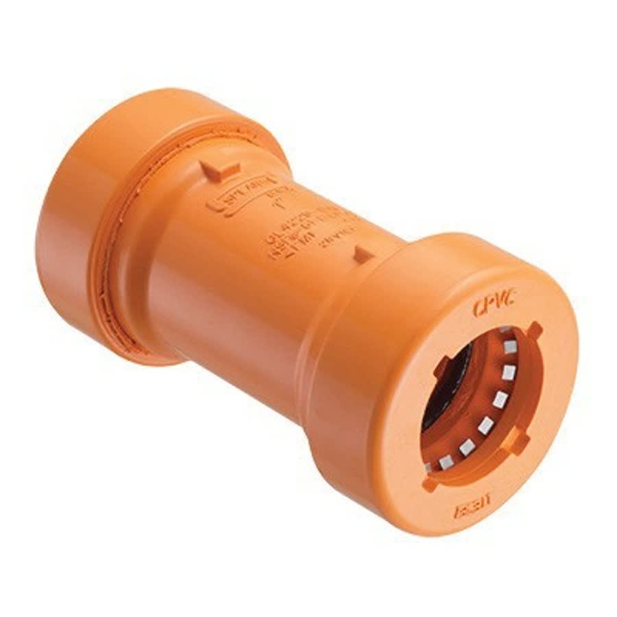 FlameGuard® GripLoc™ Coupling, 1 in, GripLoc™ Socket, CPVC