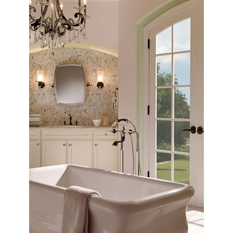 Wall, Deck or Floor Mount Two Handle Tub Filler Body Assembly - Less Riser/Unions, Trim Kit and Handles