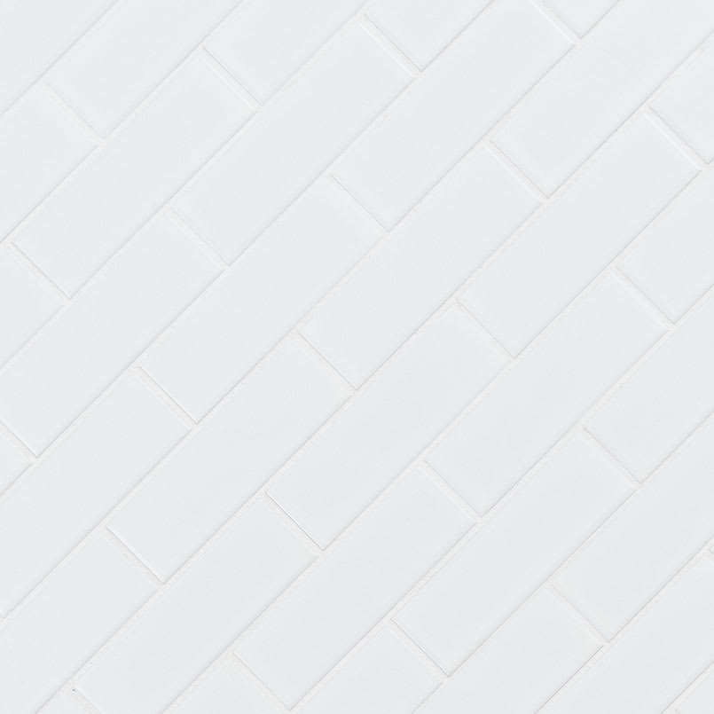 Retro Brick Bianco White Tile
