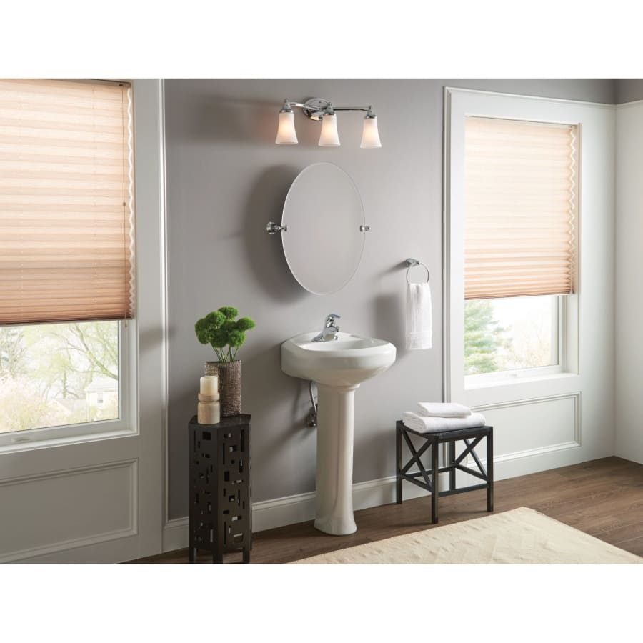 Eva 23" Wide 3 Light Bathroom Vanity Light with Frosted Shades