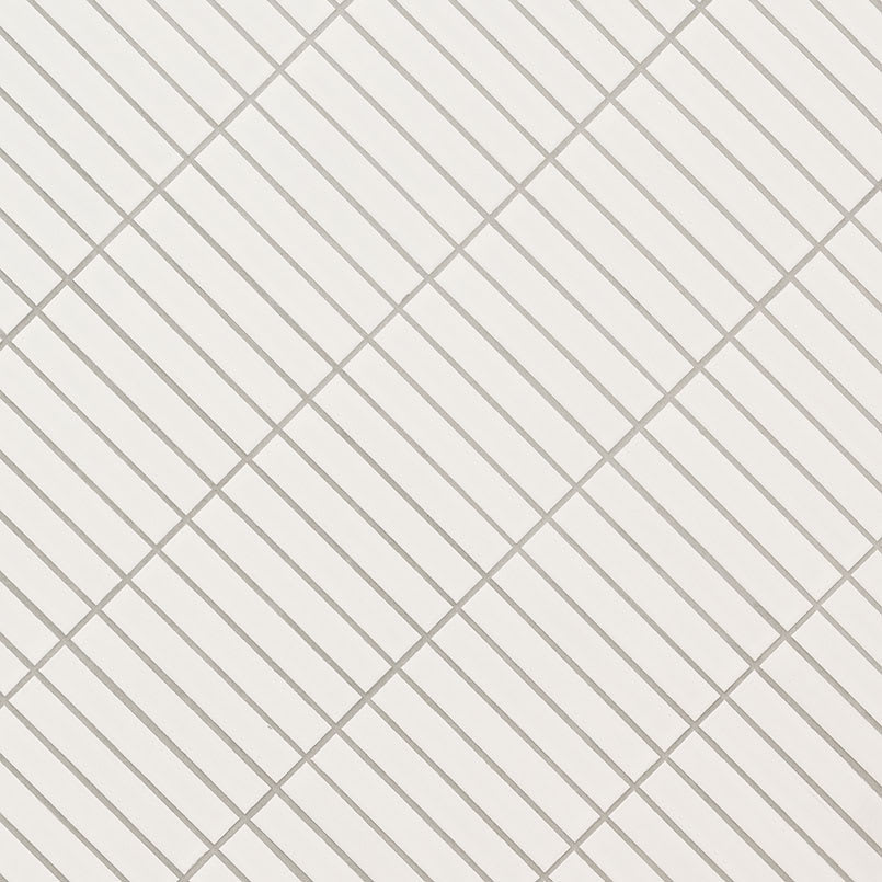 White Matte Stack Pattern
