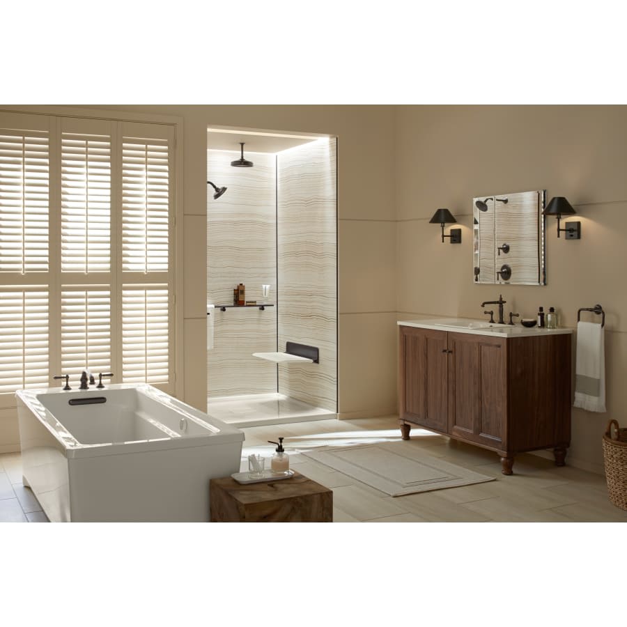 30" x 26" Double Door Reversible Hinge Frameless Mirrored Medicine Cabinet
