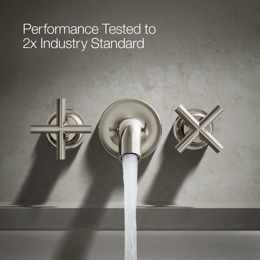 Purist Deck or Wall Mounted Cross Handles for Tub Faucet