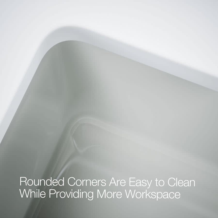 Cape Dory 33" Single Basin Under-Mount Enameled Cast-Iron Kitchen Sink