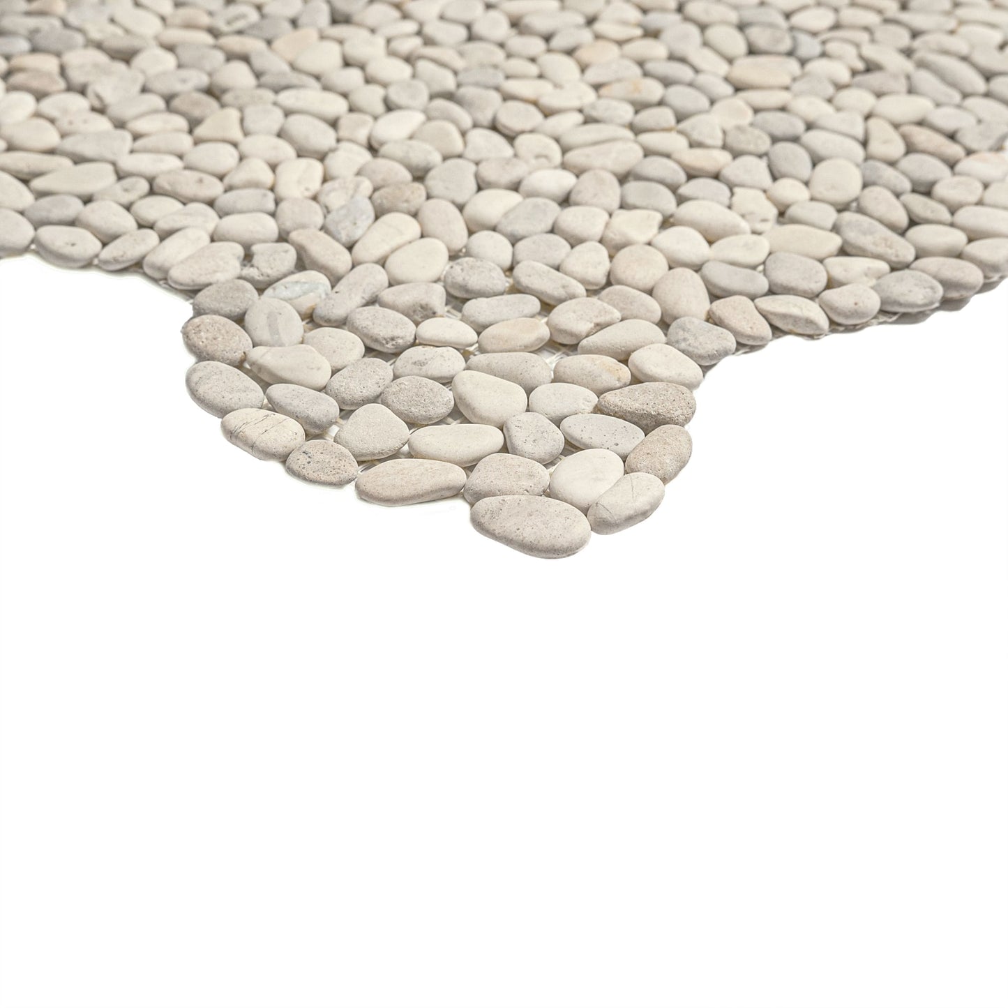 Ivory White Mini Pebble