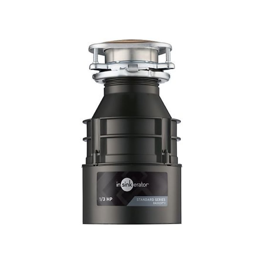 Badger® 1 Hardwired Garbage Disposal, 1/3 hp, 120 VAC, 1 ph