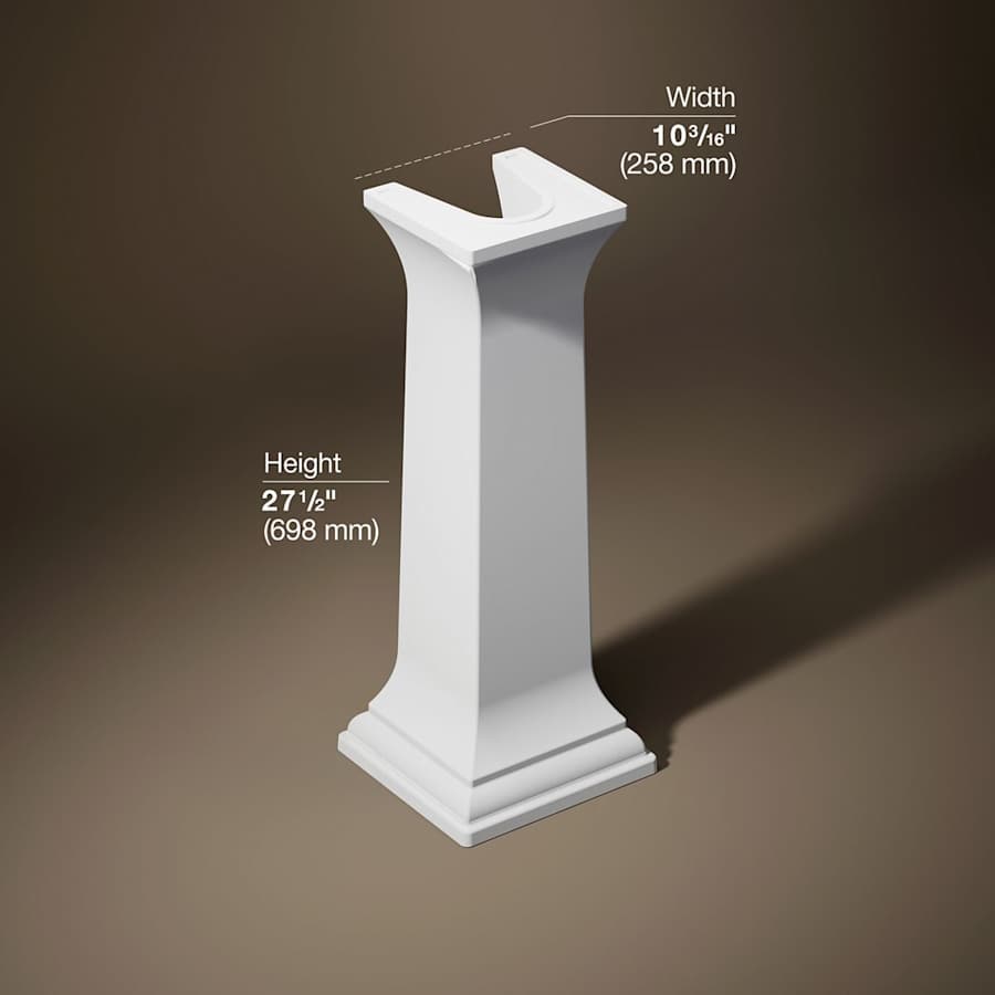 Memoirs 27-3/8" Lavatory Pedestal Only
