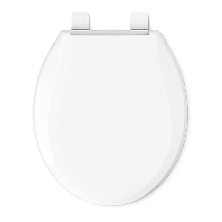 Cachet Round Toilet Seat with Quiet-Close, Grip Tight, and Quick-Attach