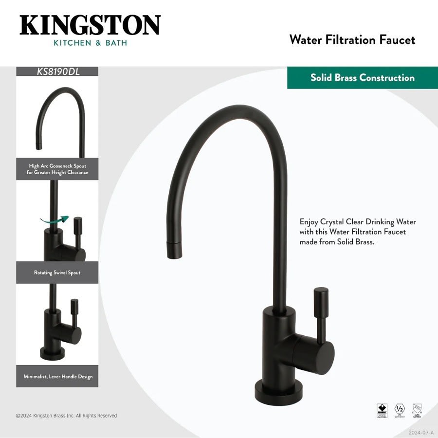 Concord Water Dispenser, Lever Handle, Brushed Nickel