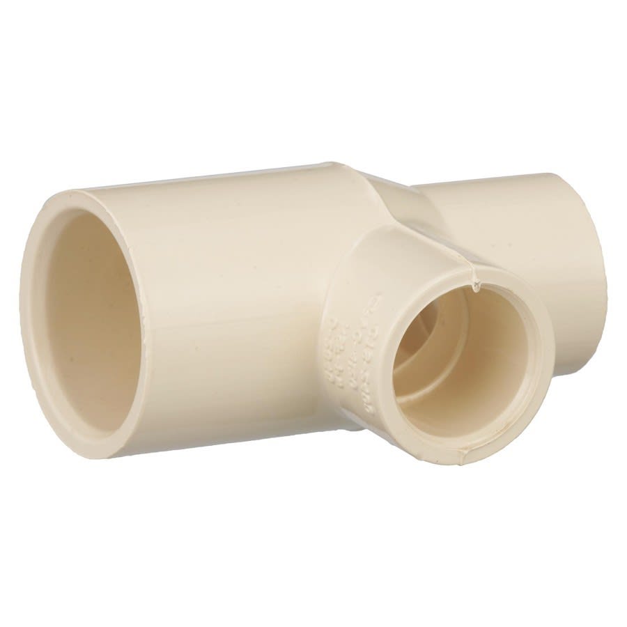 FlowGuard Gold® Tee, 3/4 x 1/2 x 1/2 in, Socket, SDR 11, CPVC