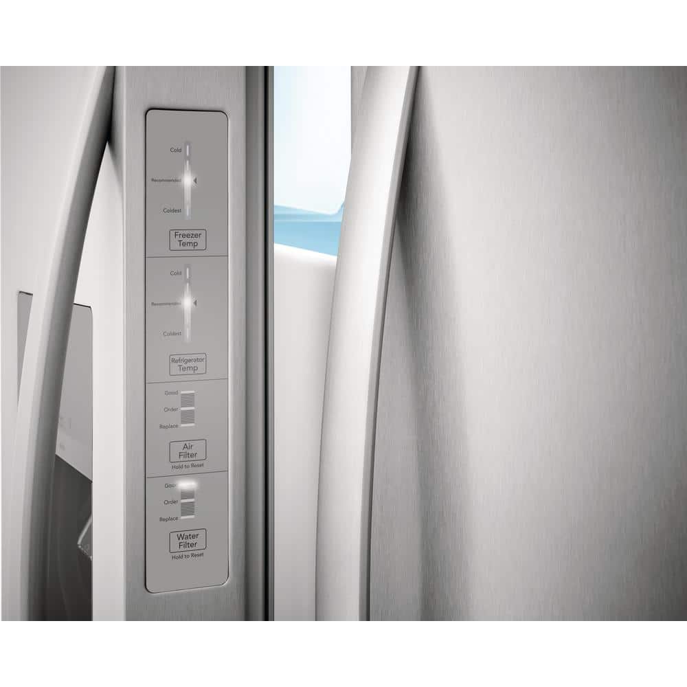 Frigidaire 22.3 Cu. Ft. 36" Counter Depth Side By Side Refrigerator