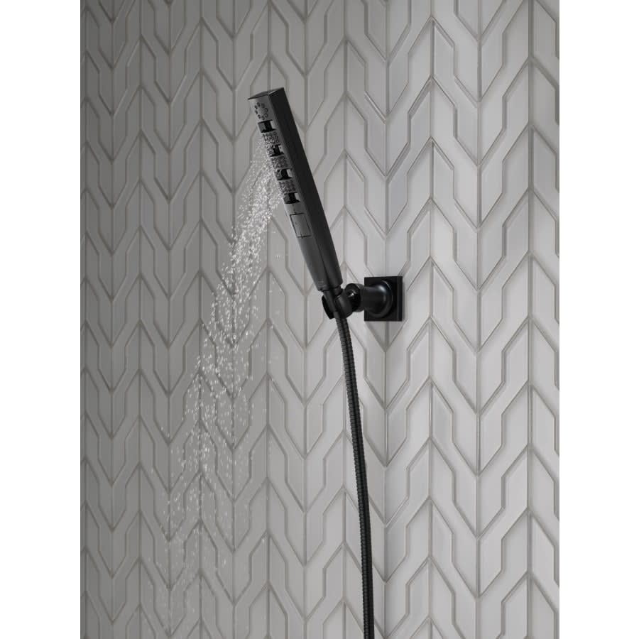 Universal Showering 1.75 GPM Multi Function Hand Shower Package with Touch-Clean and H2Okinetic® Technologies - Includes Hose and Mounting Bracket