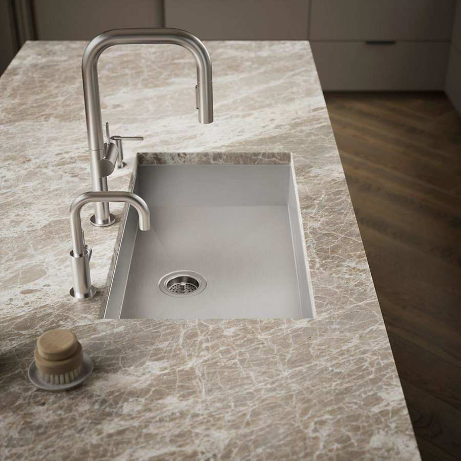 Vault Stainless Steel 32" Undermount Single Bowl Kitchen Sink