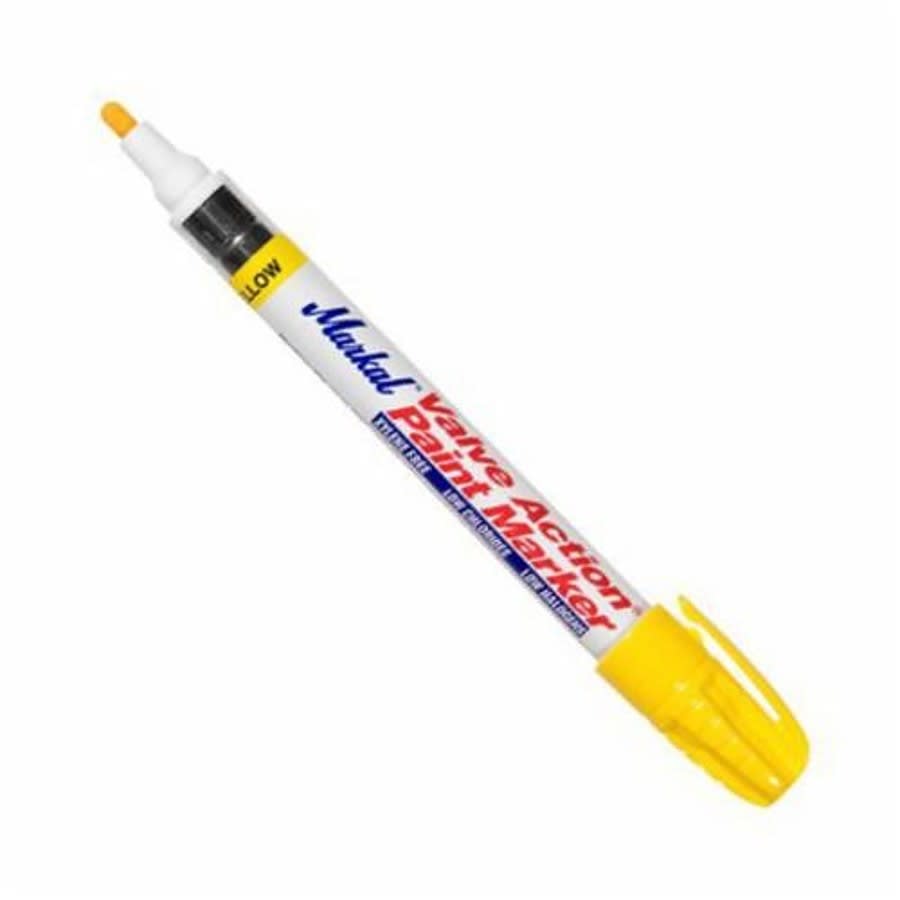 Valve Action® Marker, Medium Bullet Tip, Yellow