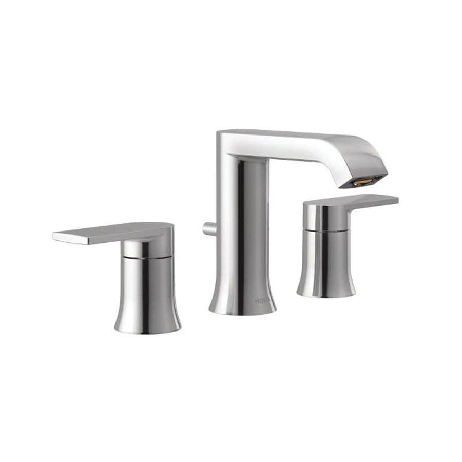 Genta™ Widespread Lavatory Faucet, ADA, 2 Handle, 3-Hole, 1.2 gpm, Polished Chrome