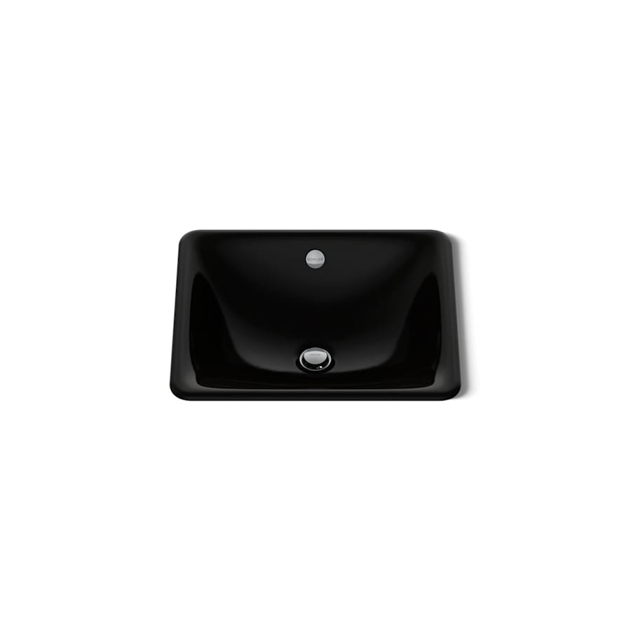 Iron Plains 18-9/16" Drop In Enameled Cast Iron Bathroom Sink with Overflow