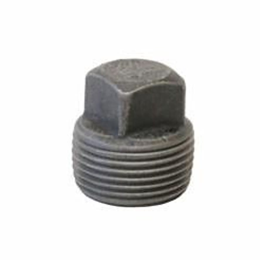 Square Head Plug, 1/2 in, MNPT, SCH 80/XH, Forged Steel, 3000 lb