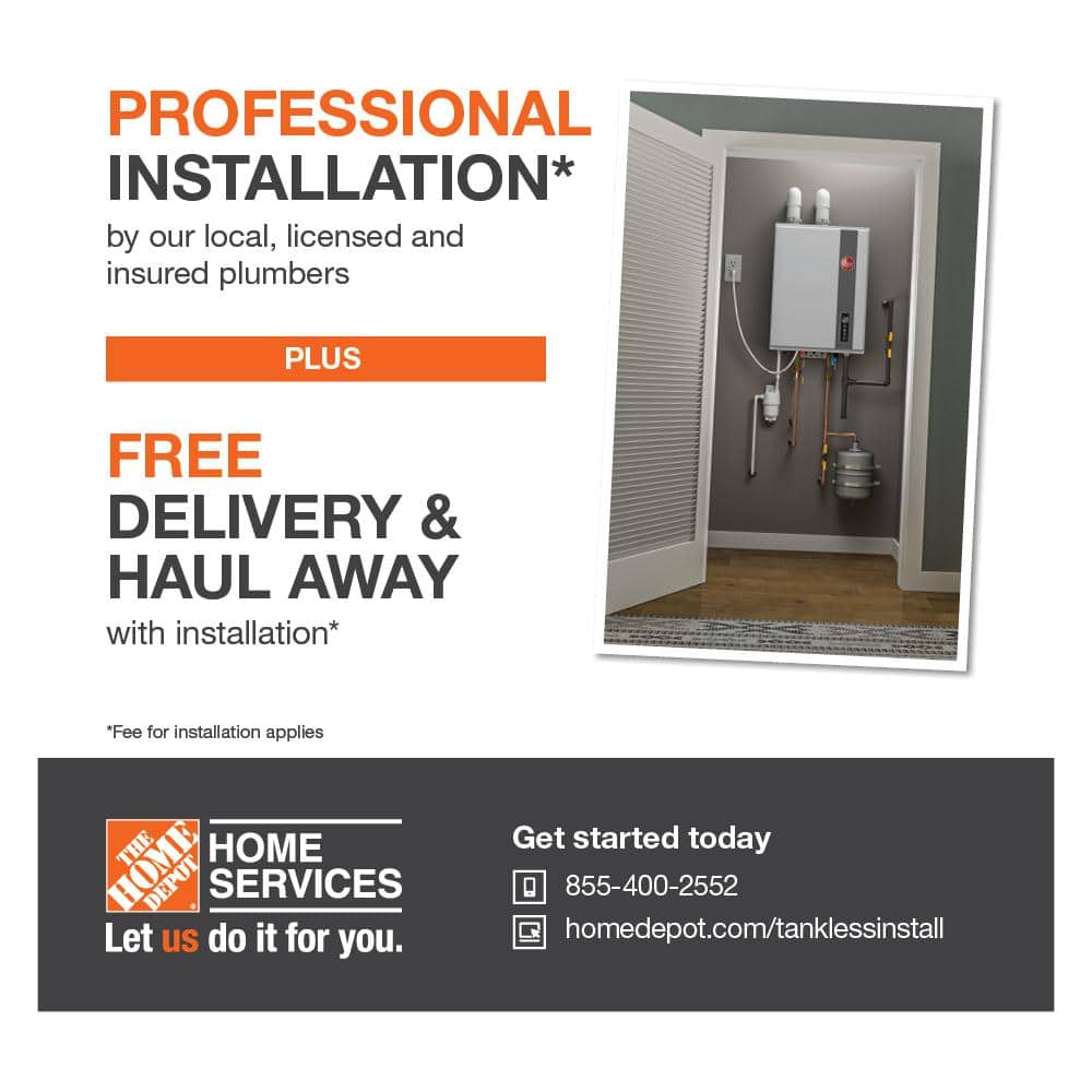 Performance Platinum 9.5 GPM Smart Super High Efficiency Indoor or Outdoor Natural Gas Tankless Water Heater