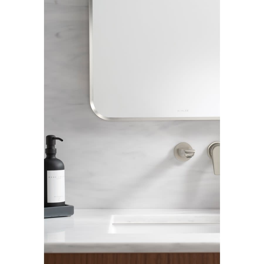 Essential 22-1/16" W x 34-1/16" H Rectangular Framed Bathroom Mirror