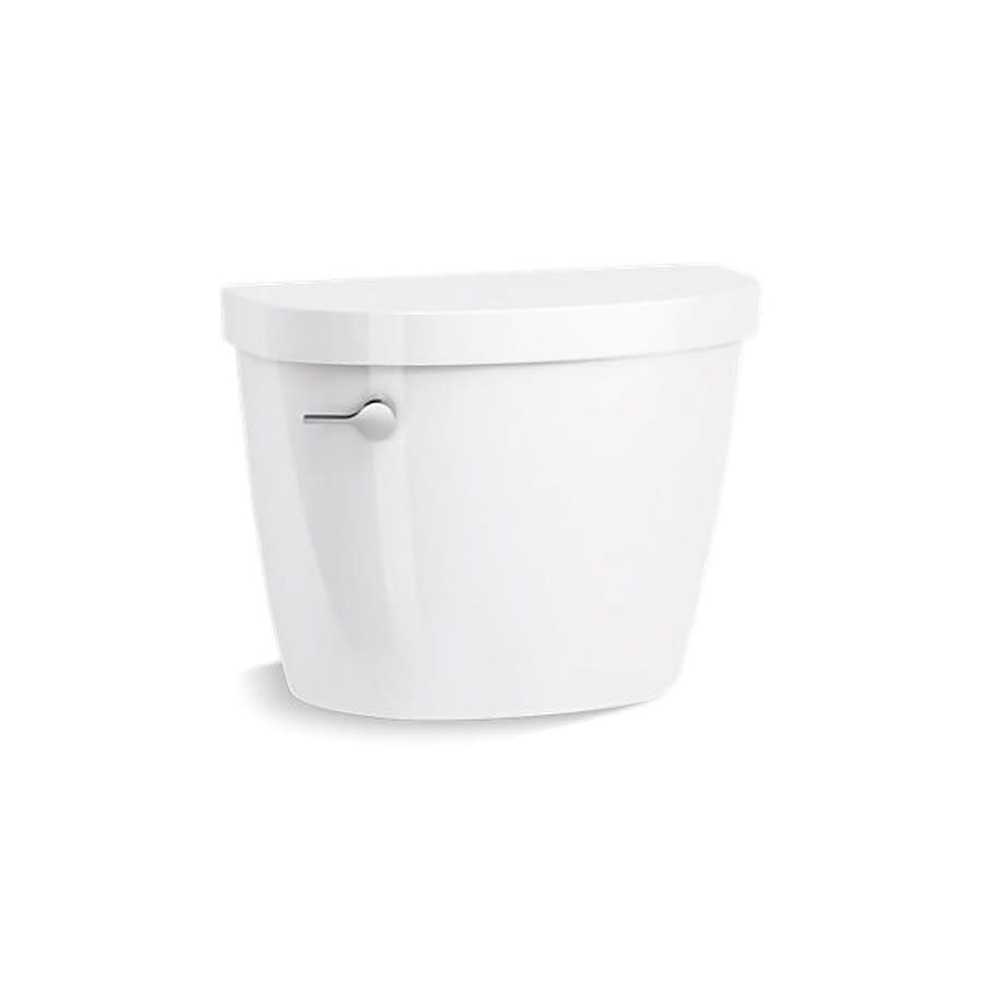 Cimarron® Toilet Tank, Bowl Mount, Left Hand Lever, 1.28 gpf, White