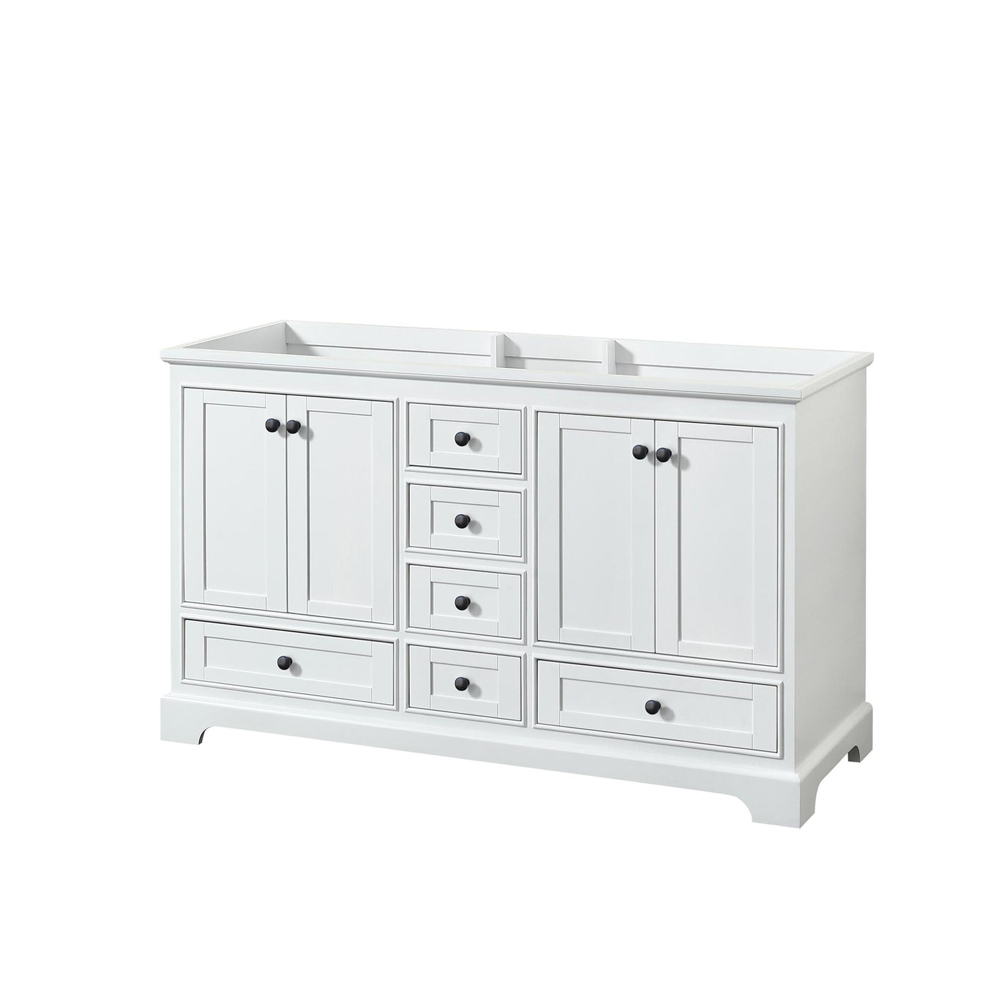 Deborah Double Bathroom Vanity - 59.25W x 34.25H x 21.5D