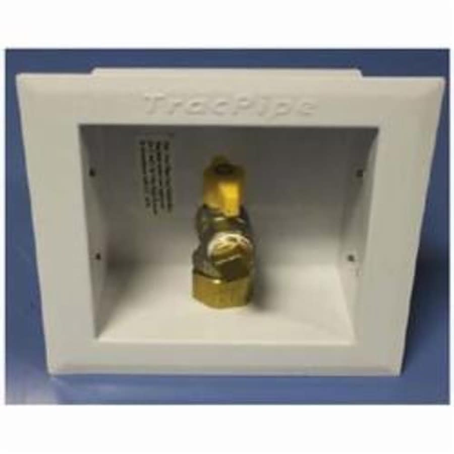 AutoFlare® Wall Box With 90 deg Valve Assembly, 3/4 in, NPT, 0.5 psig