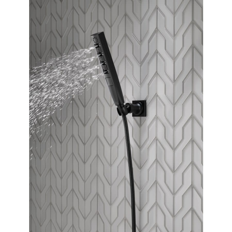 Universal Showering 1.75 GPM Multi Function Hand Shower Package with Touch-Clean and H2Okinetic® Technologies - Includes Hose and Mounting Bracket