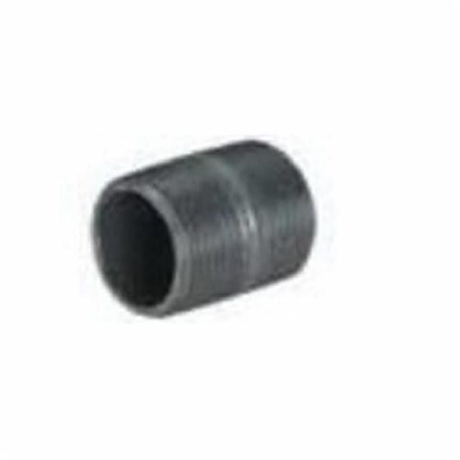 Nipple, 4 in, 6 in L, MNPT, Steel, Black, SCH 40/STD