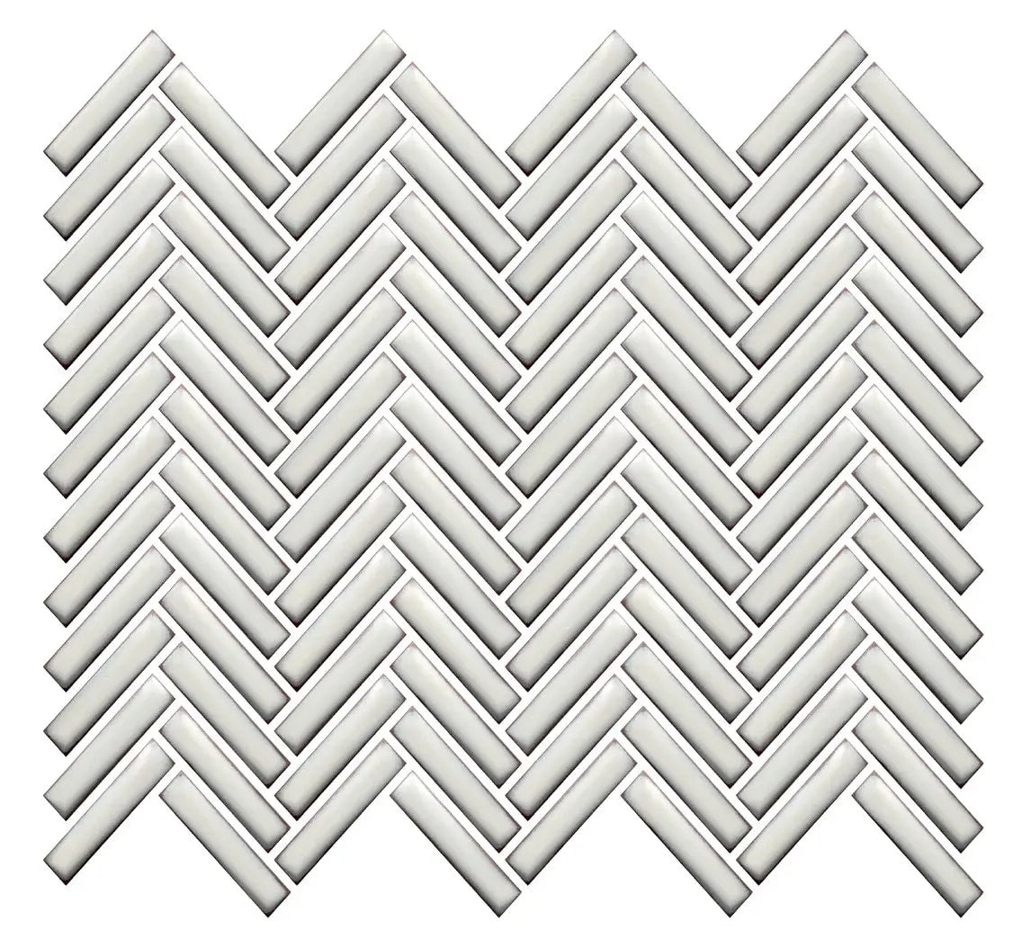 BG ANTIQUE WHITE 12X12 HERRING.MOSAIC