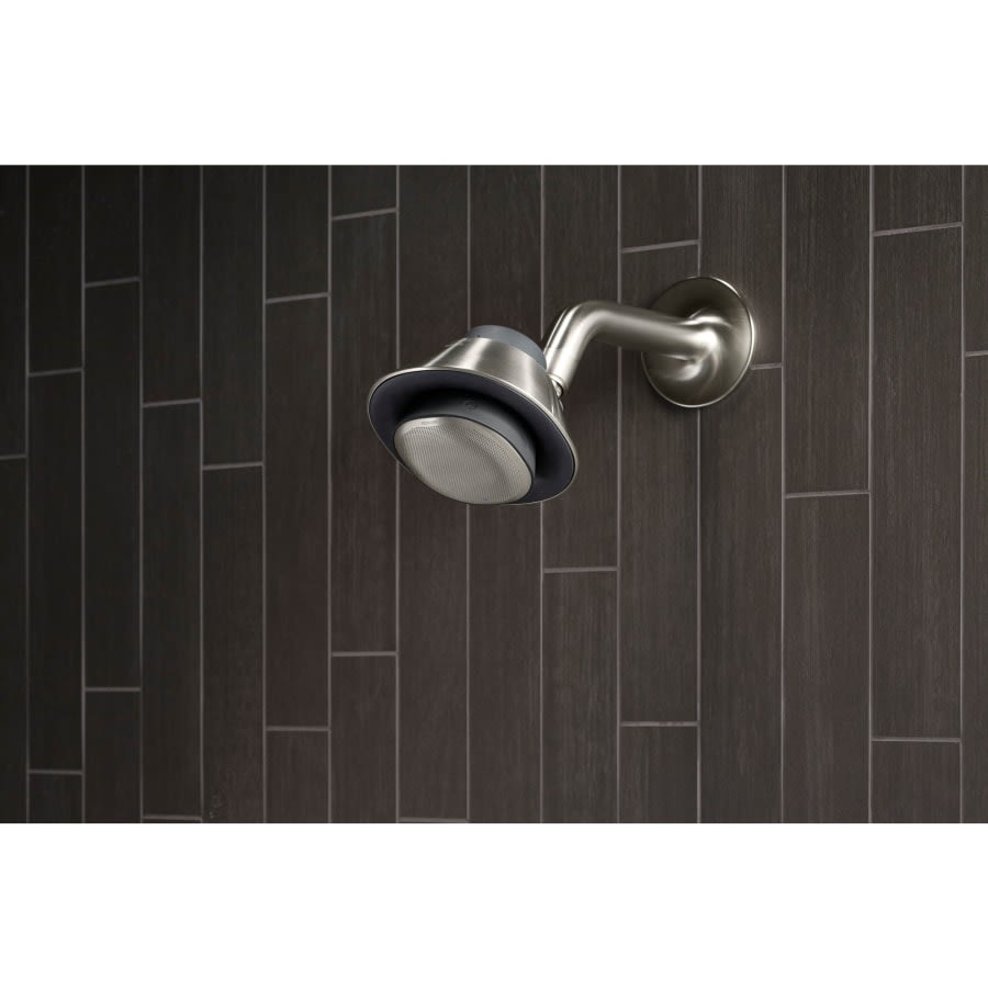 Moxie 1.75 GPM Single Function Shower Head with Bluetooth Technology