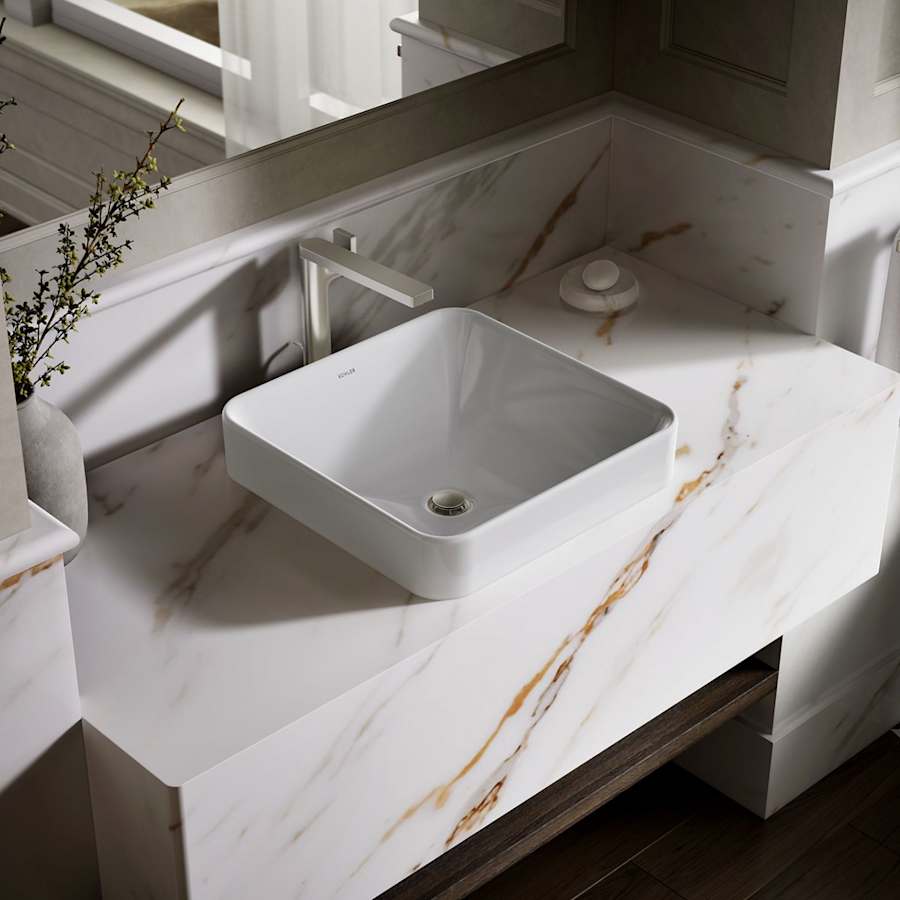 Vox 16-3/4" Vessel Sink with Overflow