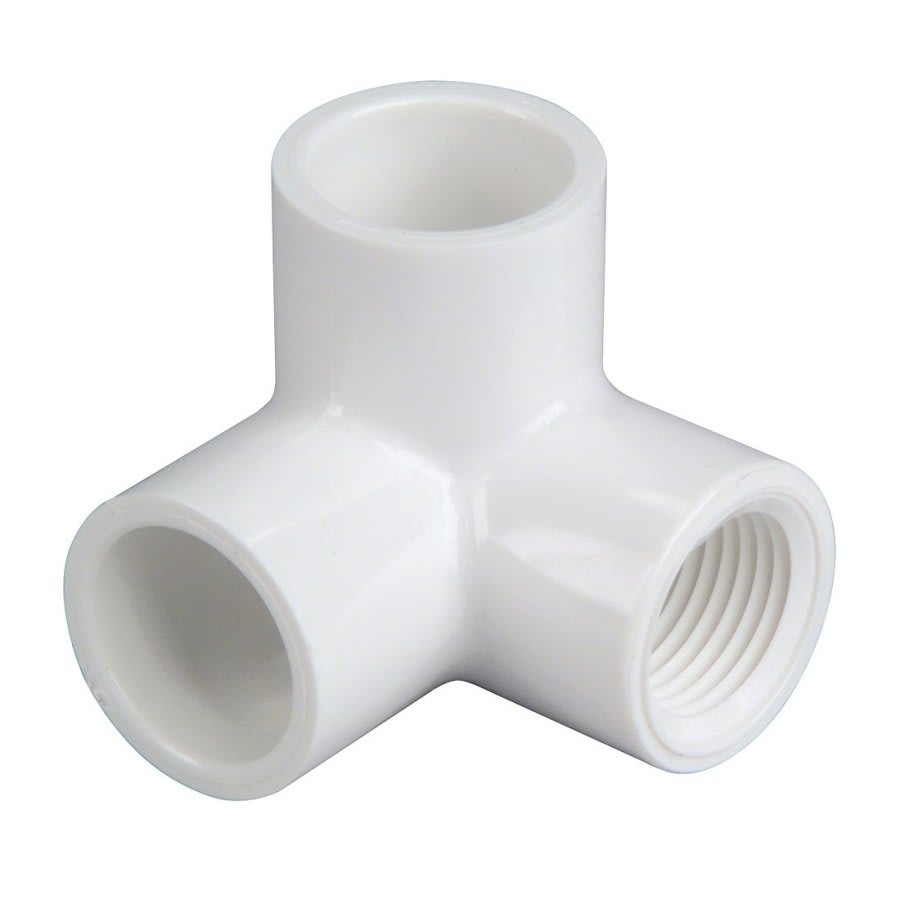 90 deg Elbow, 1/2 in, Socket x FNPT, SCH 40/STD, PVC