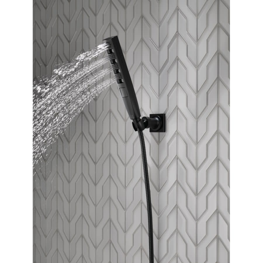 Universal Showering 1.75 GPM Multi Function Hand Shower Package with Touch-Clean and H2Okinetic® Technologies - Includes Hose and Mounting Bracket