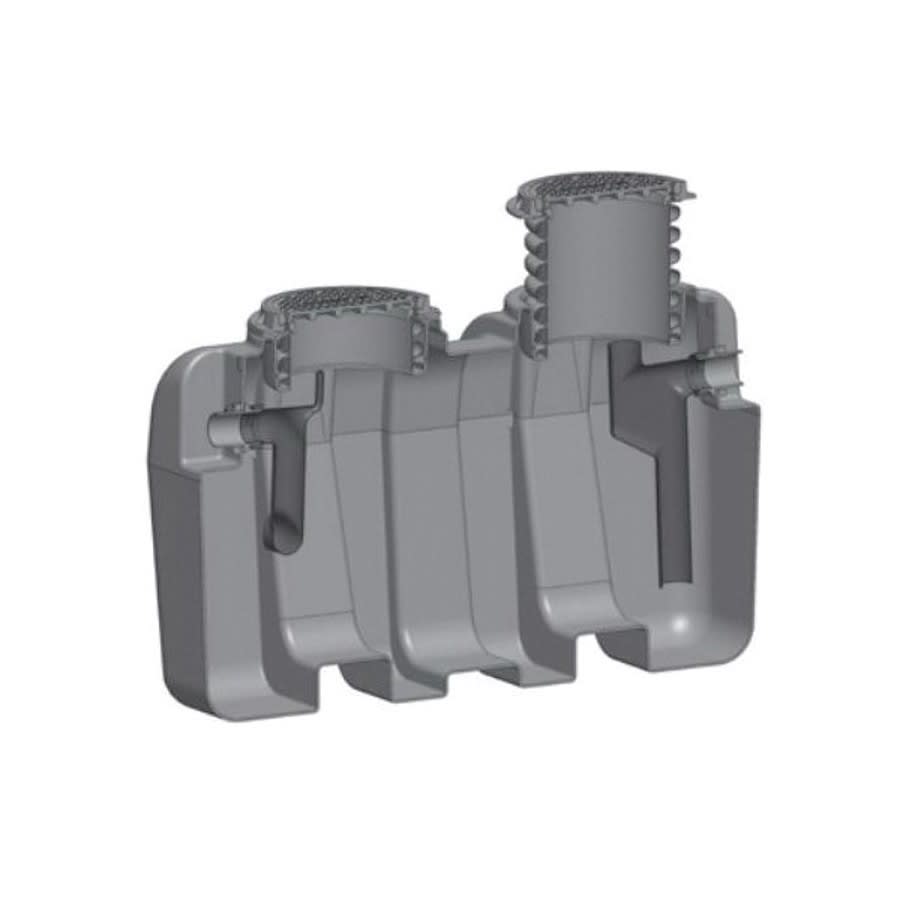 BIG Grease Interceptor, 1150 lb, 100 gpm, Polyethylene