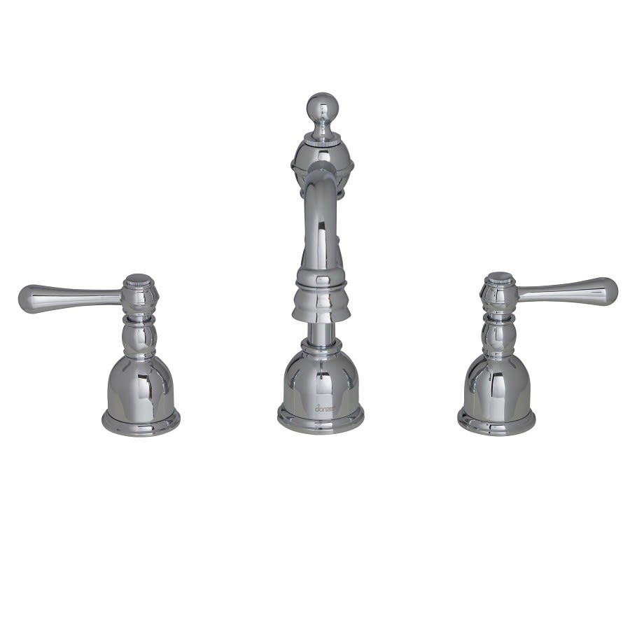 Opulence® Widespread Lavatory Faucet, ADA, 2 Handle, 3-Hole, 1.2 gpm, Polished Chrome
