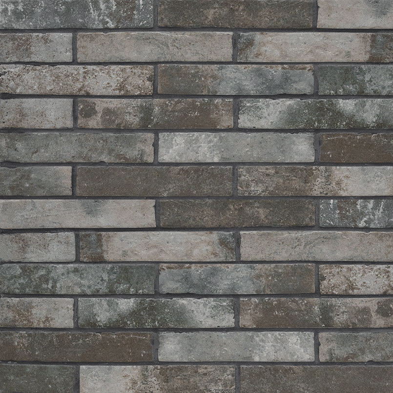 Brickstone Charcoal Brick Wall Tile