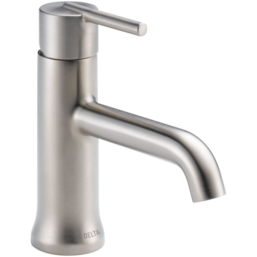 Trinsic Single Hole Bathroom Faucet with Optional Base Plate - Less Drain Assembly